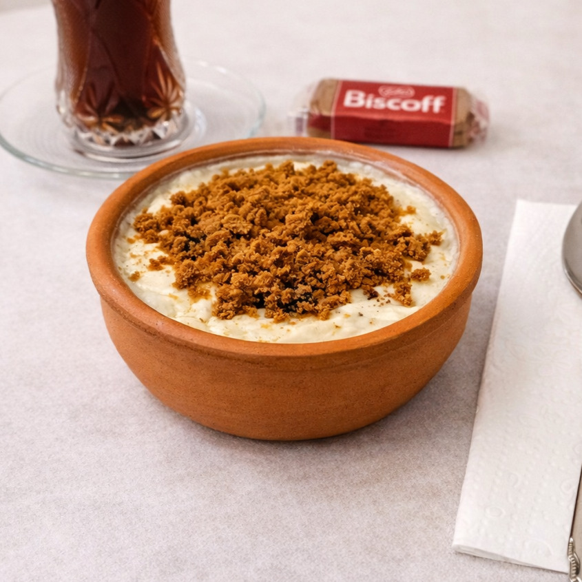 Hamsiköy Sütlacı Güveçte Lotuslu