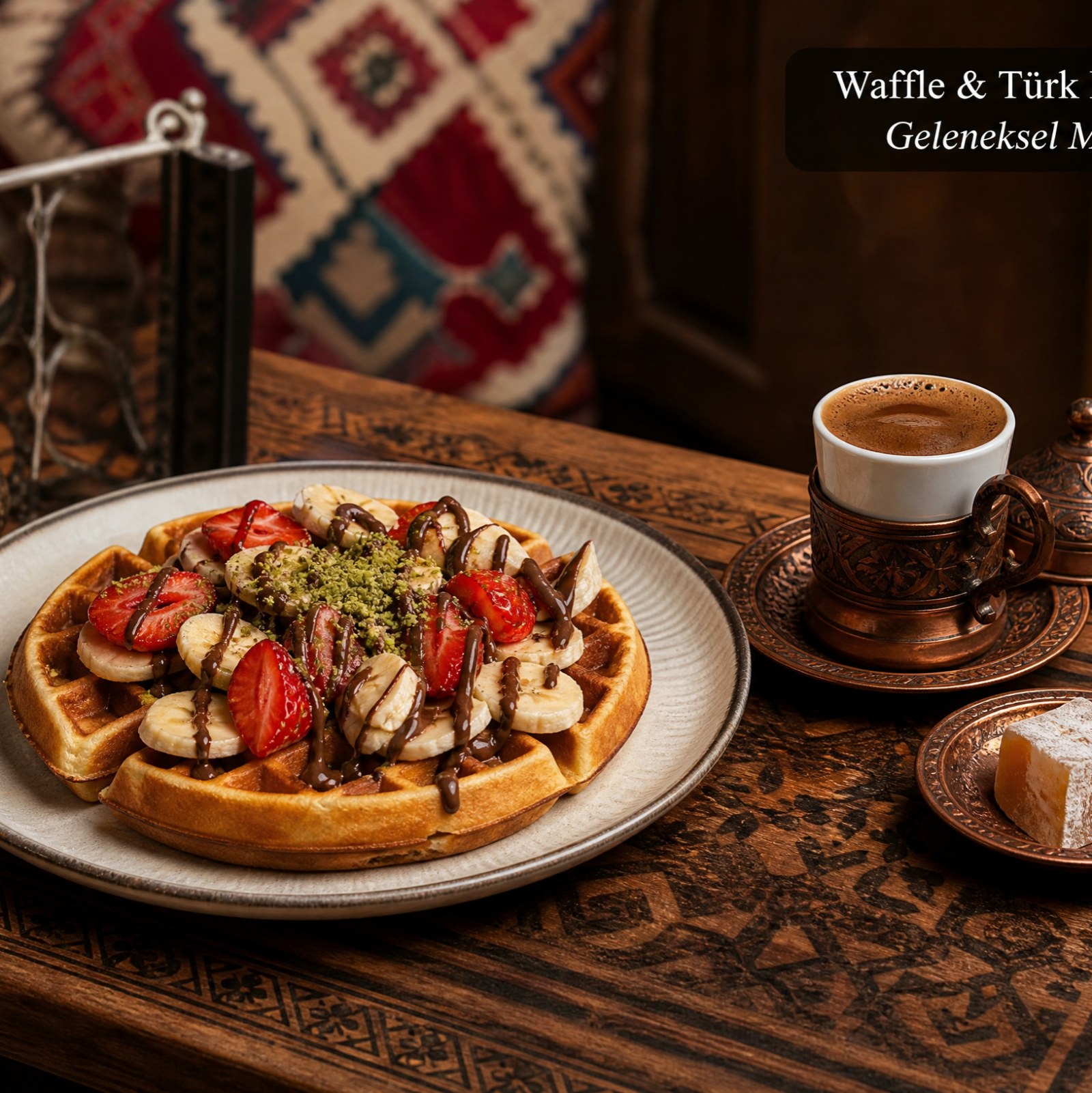Waffle & Türk Kahvesi Geleneksel Menü