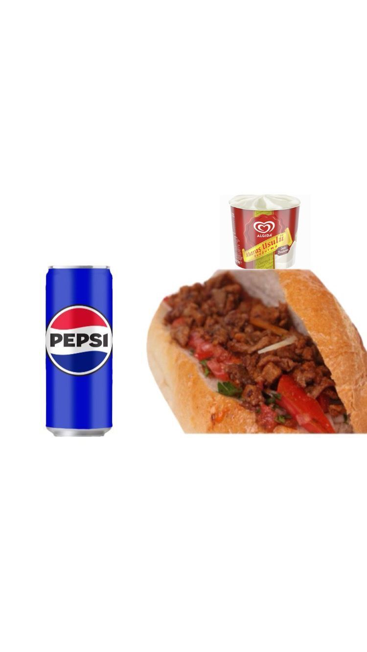 Et Tantuni Ekmek+Pepsi+Algida Maraş cup