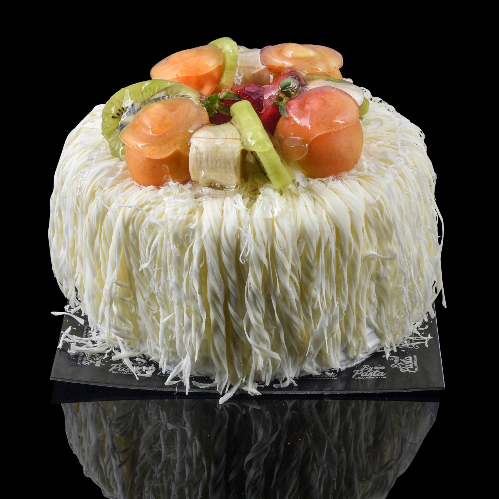 Saçaklı- Meyveli Pasta