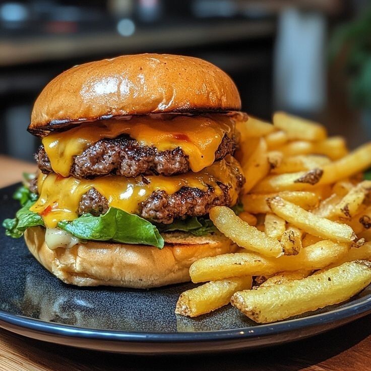 Double Classic Burger Menü