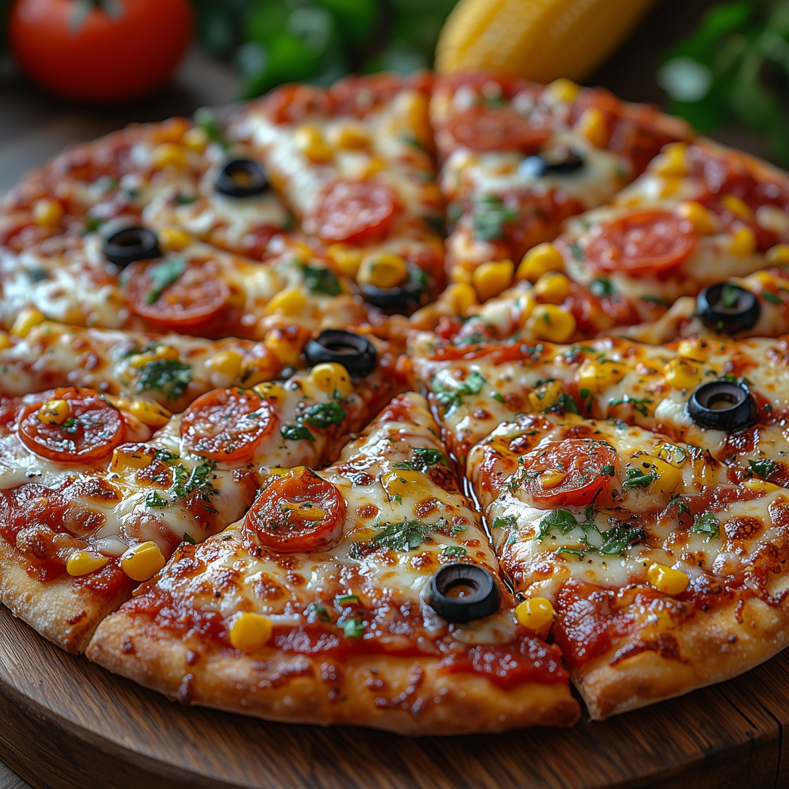 Acı Sever Pizza (Orta)
