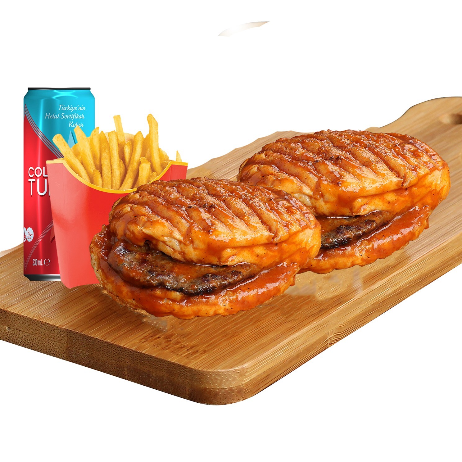 Islak Hamburger 2'li Menü