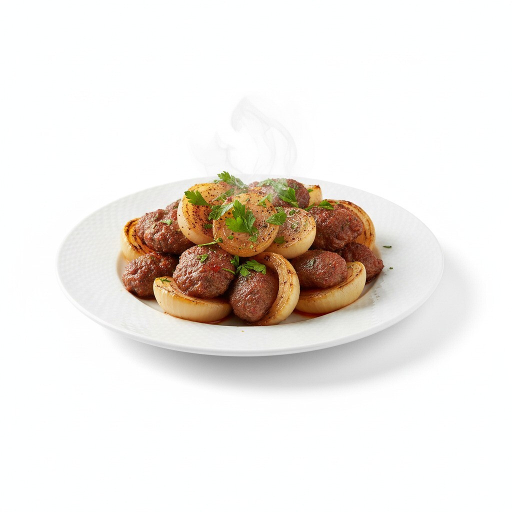 Soğanli Et Yahni (Acılı)