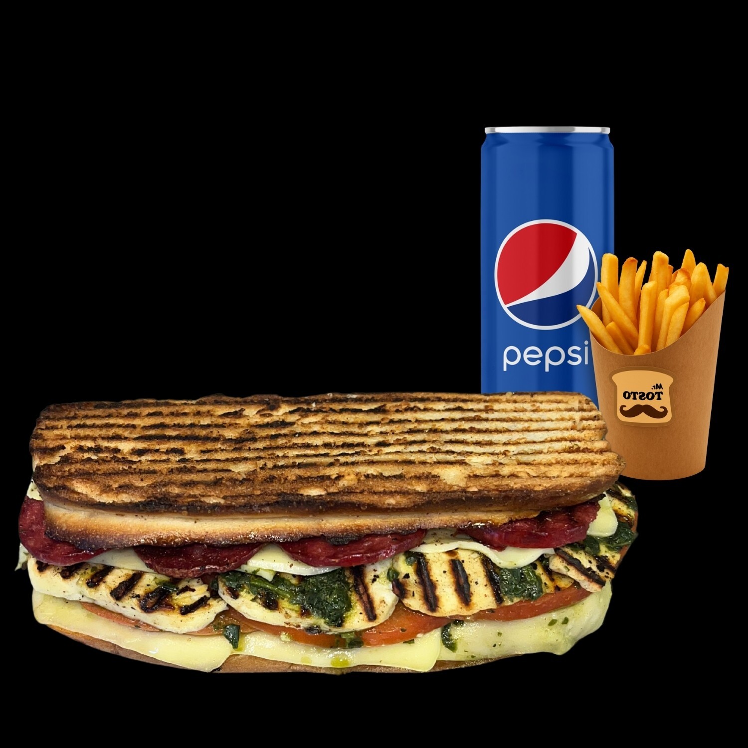 Hellimli Tost Menü