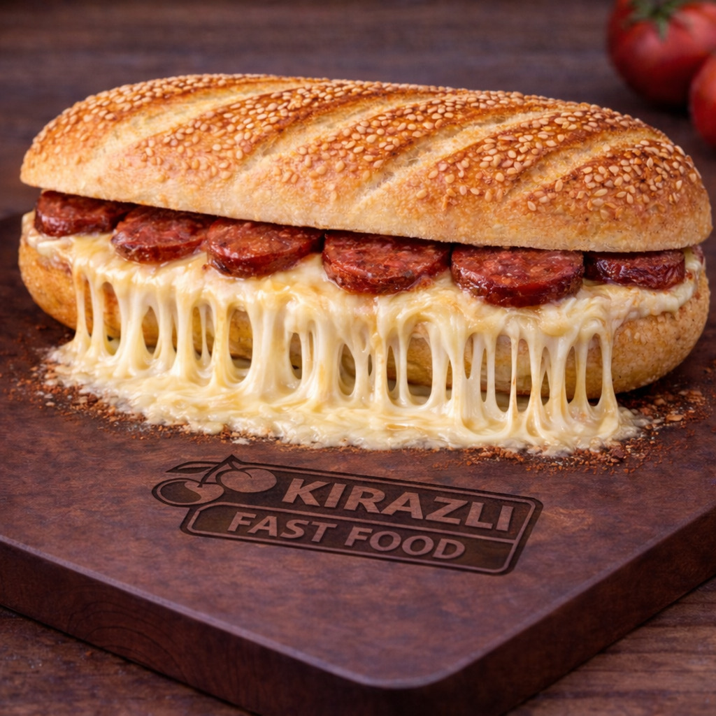 Sucuklu Kaşarlı Tost