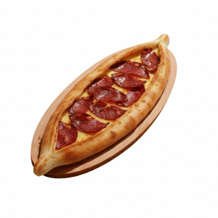 Pastırmalı Kaşarlı Pide (Uzun)
