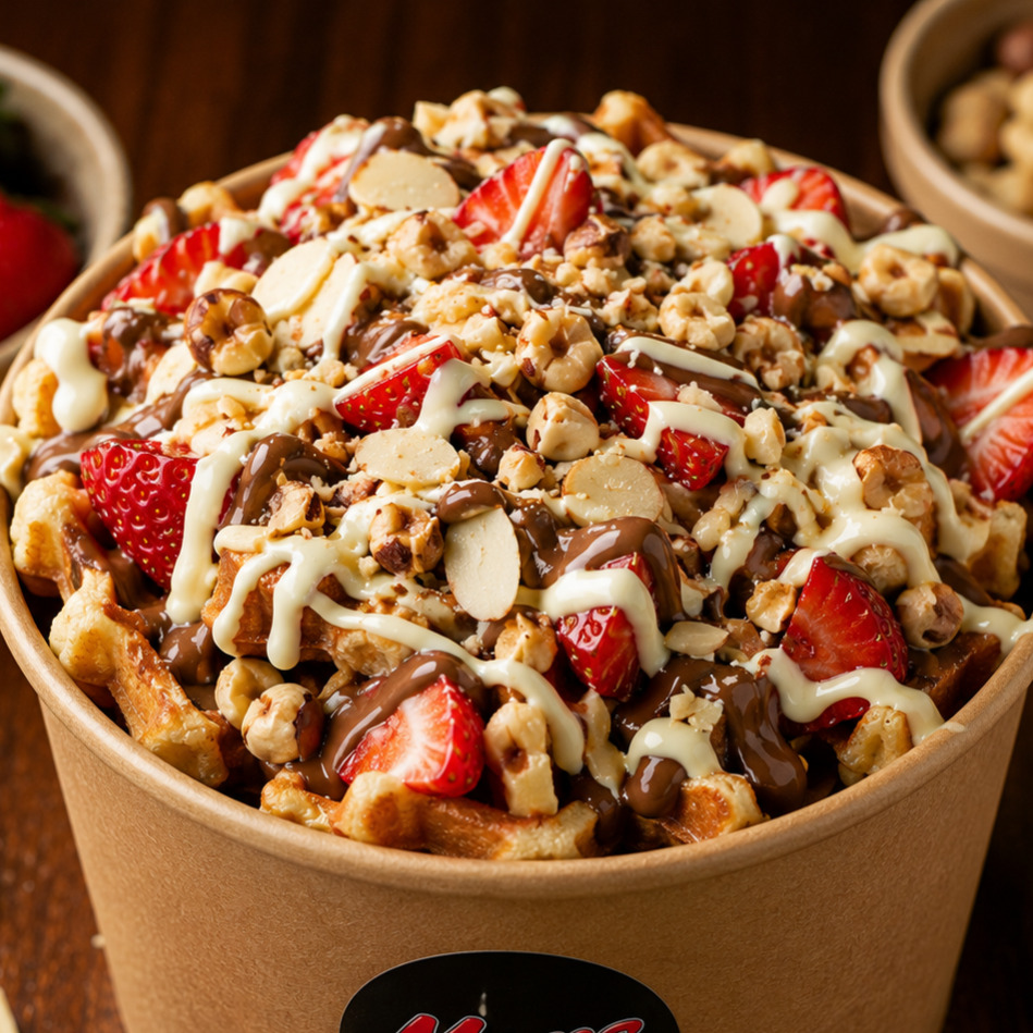 Kova Waffle (Malzemeni Kendin Seç)