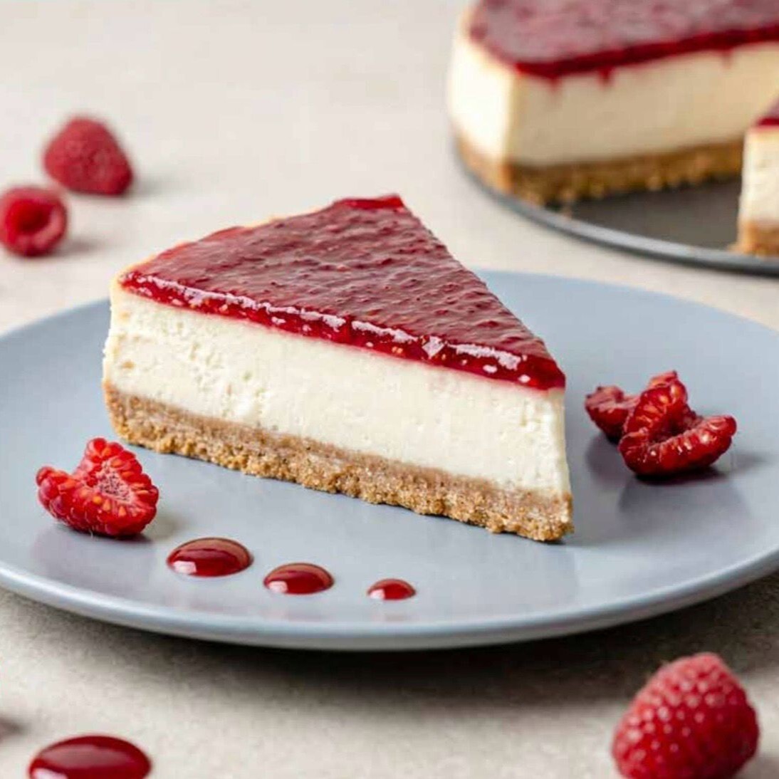 Frambuazlı Cheesecake