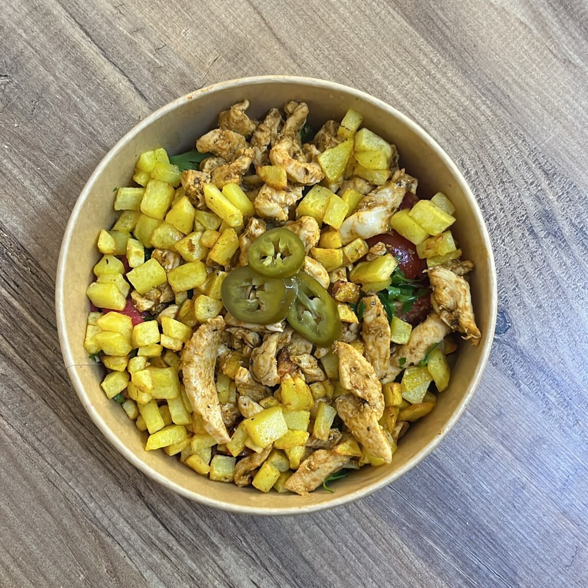 Patatesli Tavuk Bowl
