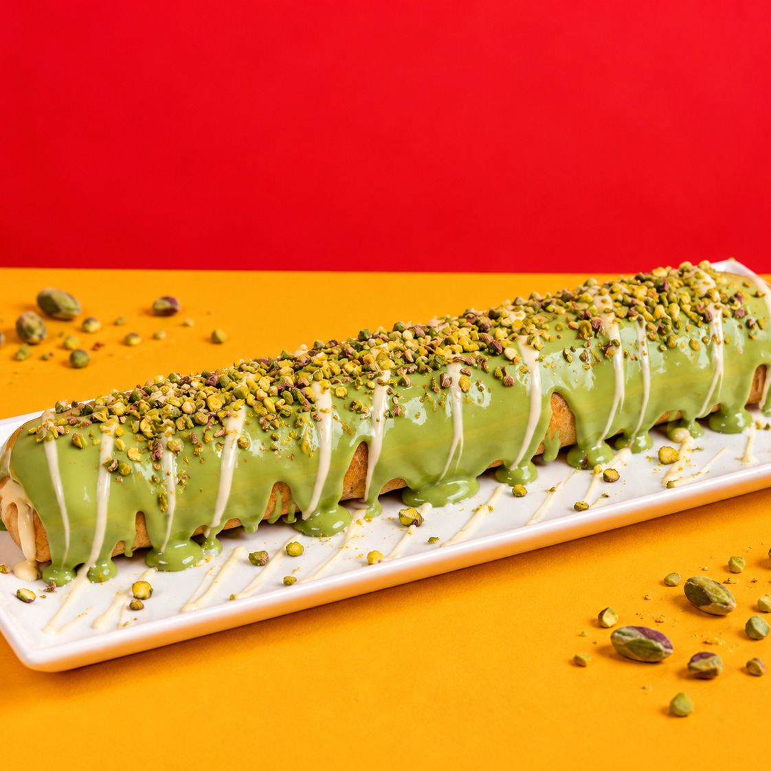 Pistachio Roll Crepe