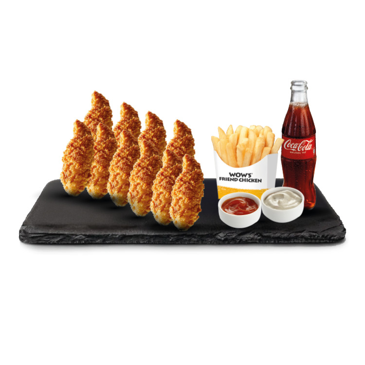 Crispy Chicken Wings 10'Lu Menü