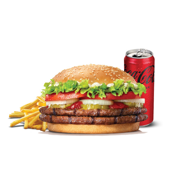 Double Whopper Menü