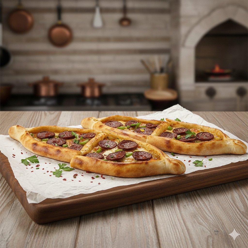 Sucuklu Pide