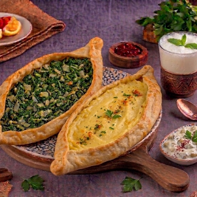 Vejetaryen Pide Menü