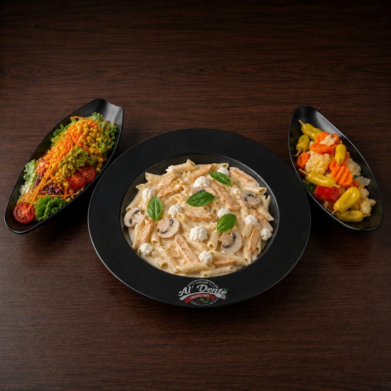 Tavuklu Peynirli Penne