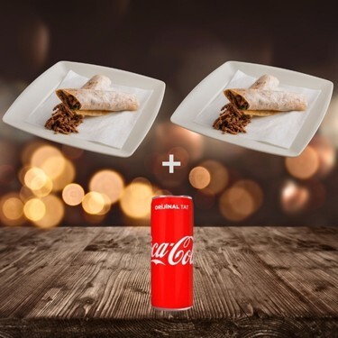 2 Et Tantuni Dürüm + 330 ml İçecek