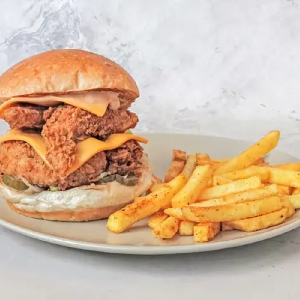 Double Buffalo Bros Burger Menü