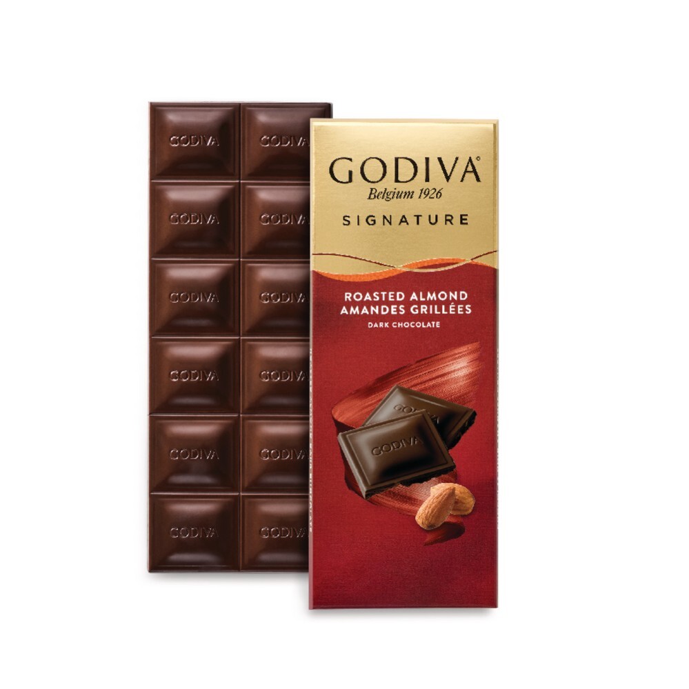 Godiva Kavrulmuş Badem Parçacıklı Bitter Çikolata (90 g)