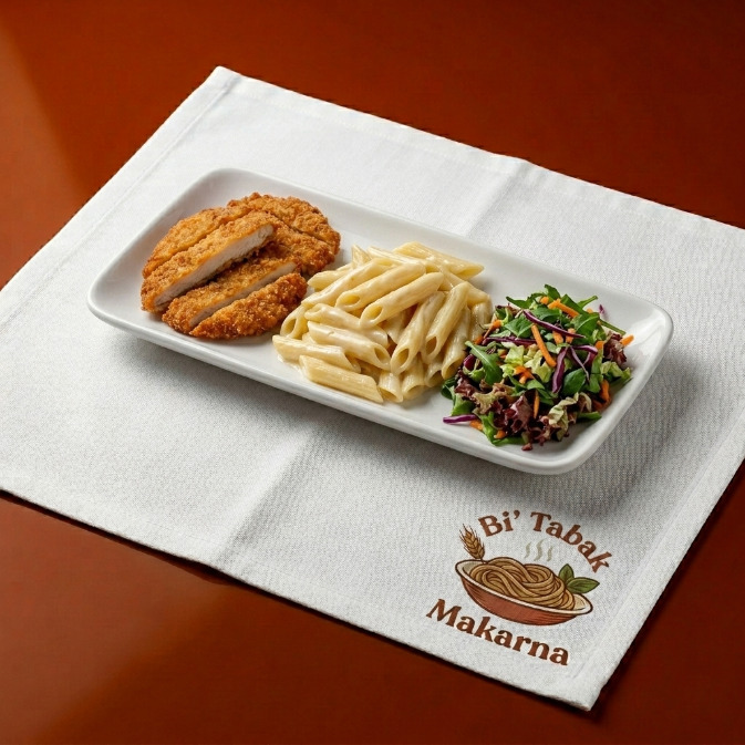Bi' Çıtır Chicken Menü - Kremalı Penne