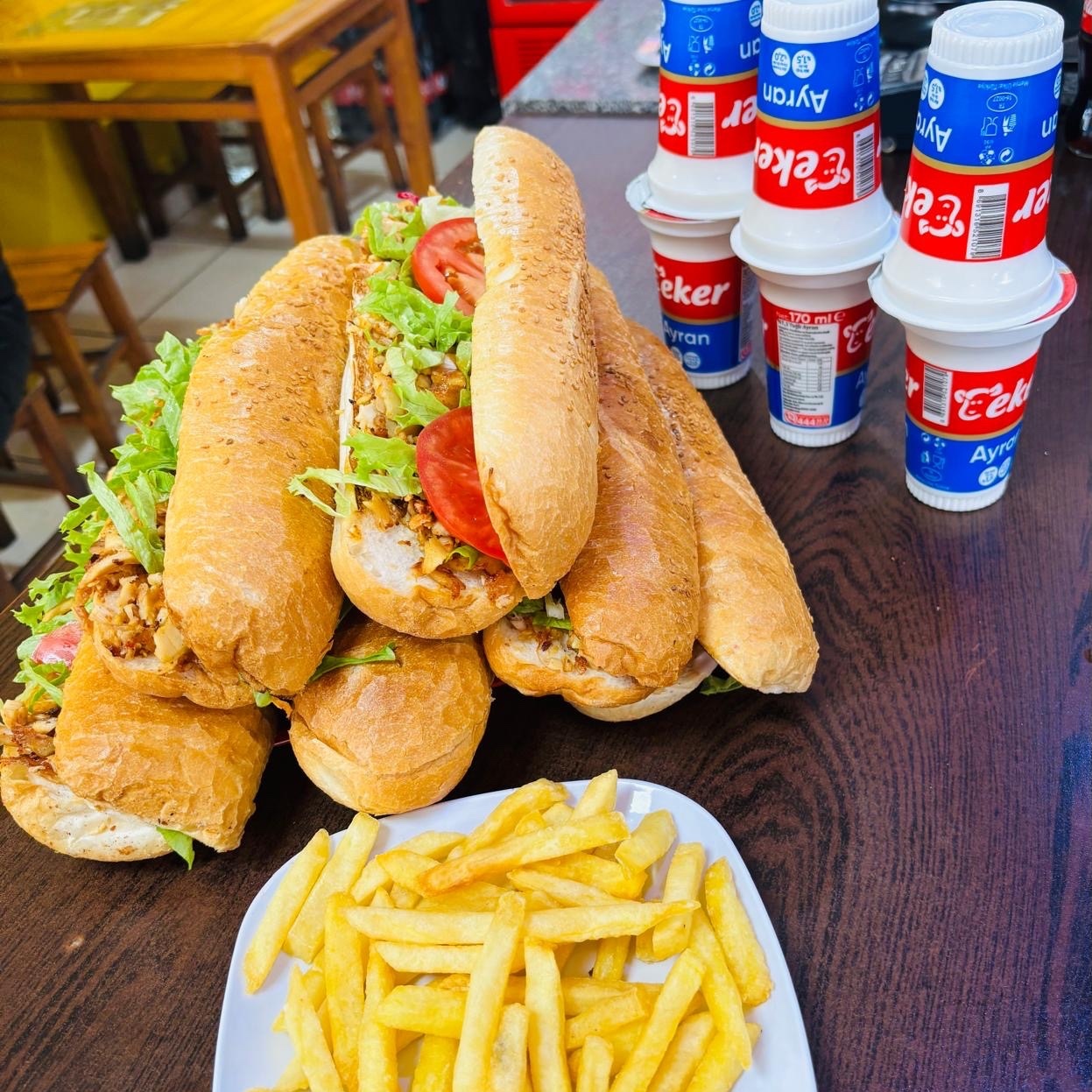 6'lı Tam Tavuk Döner Menü