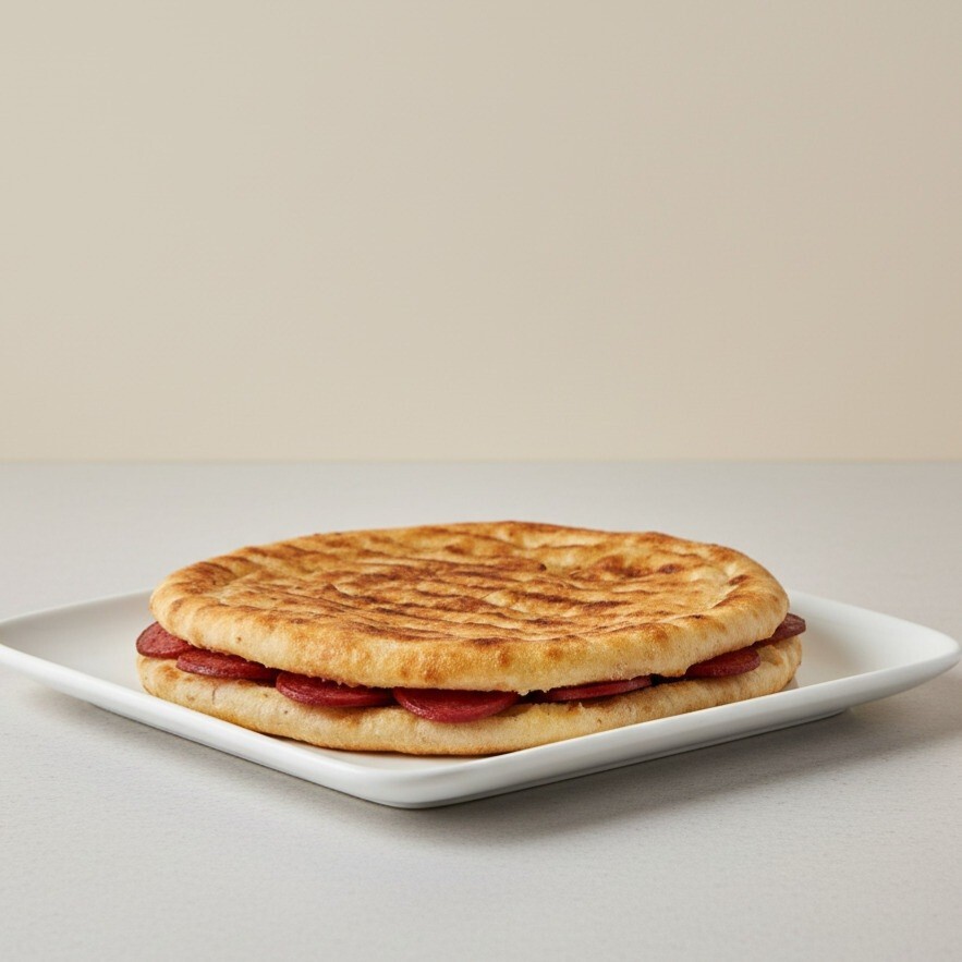 Sucuklu Bazlama Tost