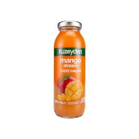 %100 Meyve Mango Suyu (250 ml) Cam