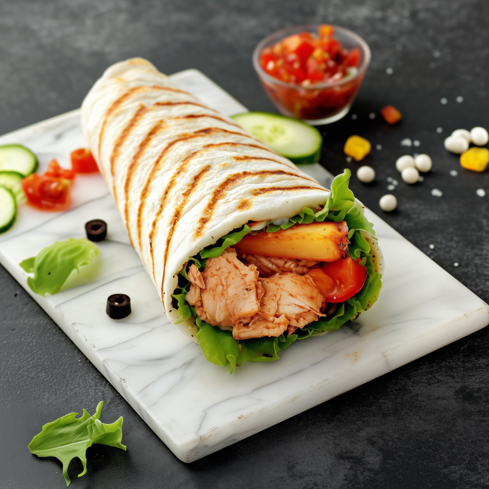 Tavuk Döner Dürüm (100 gr)