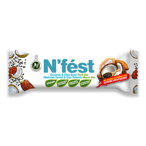 N'fest Hindistan Cevizi & Çiya Tohumu (40 gr.)
