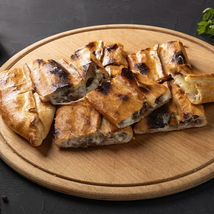 Kapalı Kaşarlı Cağ Kebablı Pide (Çift Şiş)