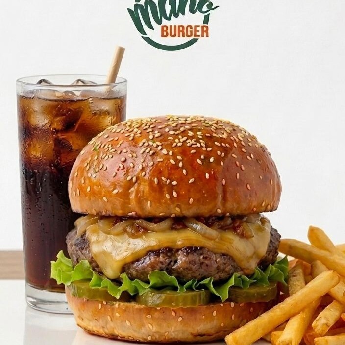 Mano Circassian Burger Menü