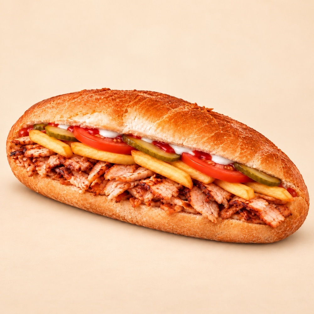 150 gr Yarım Ekmek Tavuk Döner