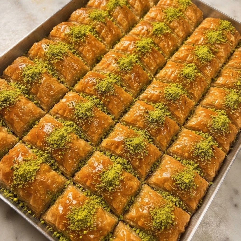 Antep Fıstıklı Tereyağlı Baklava ( 250 Gr )