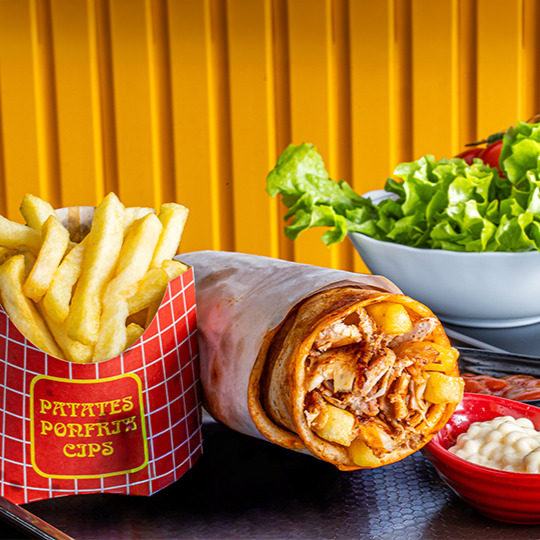 Tavuk Döner Klasik Menü (100 gr)