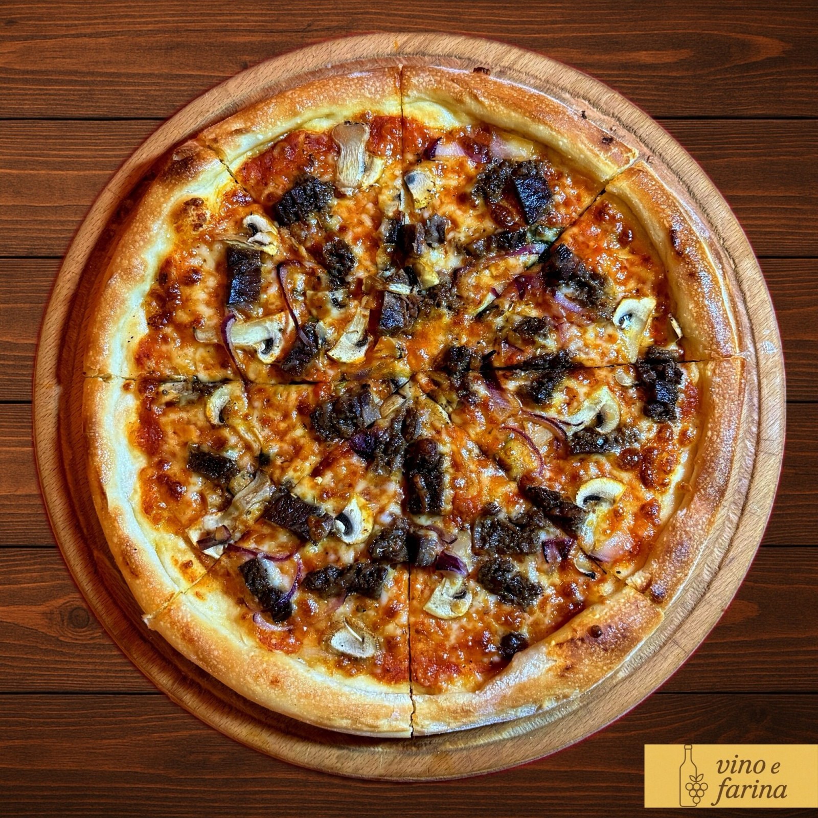 Kavurmalı Pizza