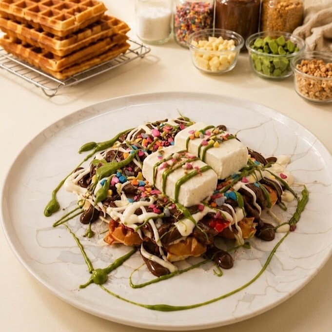 Maraşlı Çiçek Waffle