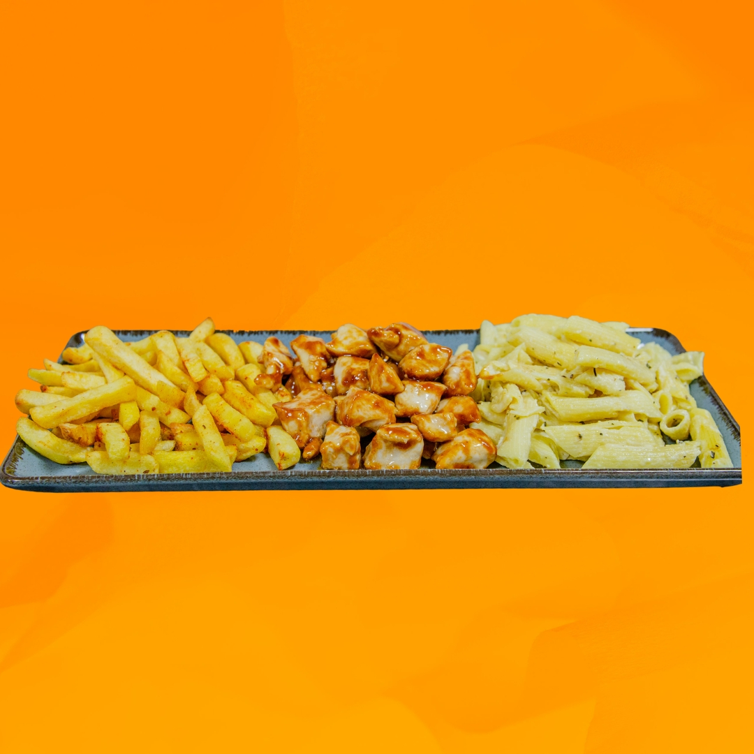 Barbekülü Soslu Tavuk Patatesli +coca cola