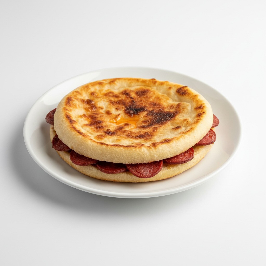 Sucuklu Bazlama Tost