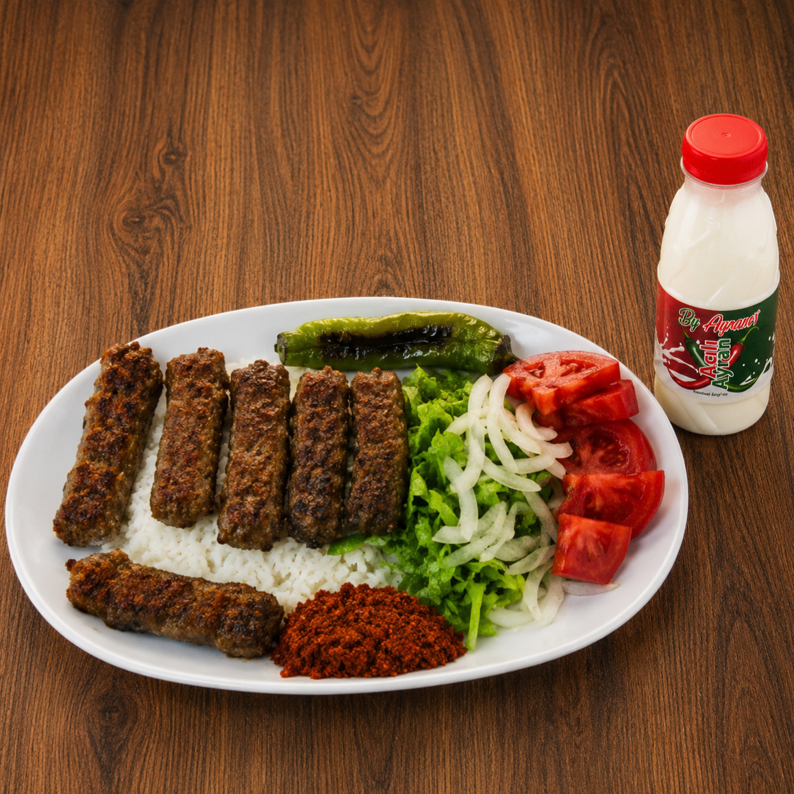 Sultan Ahmet Köfte + Acılı Ayran Menü
