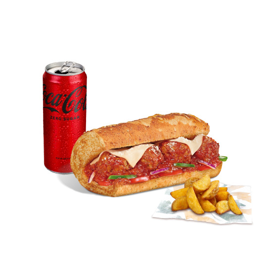 Marinara Soslu Köfte (15 cm.) Menü