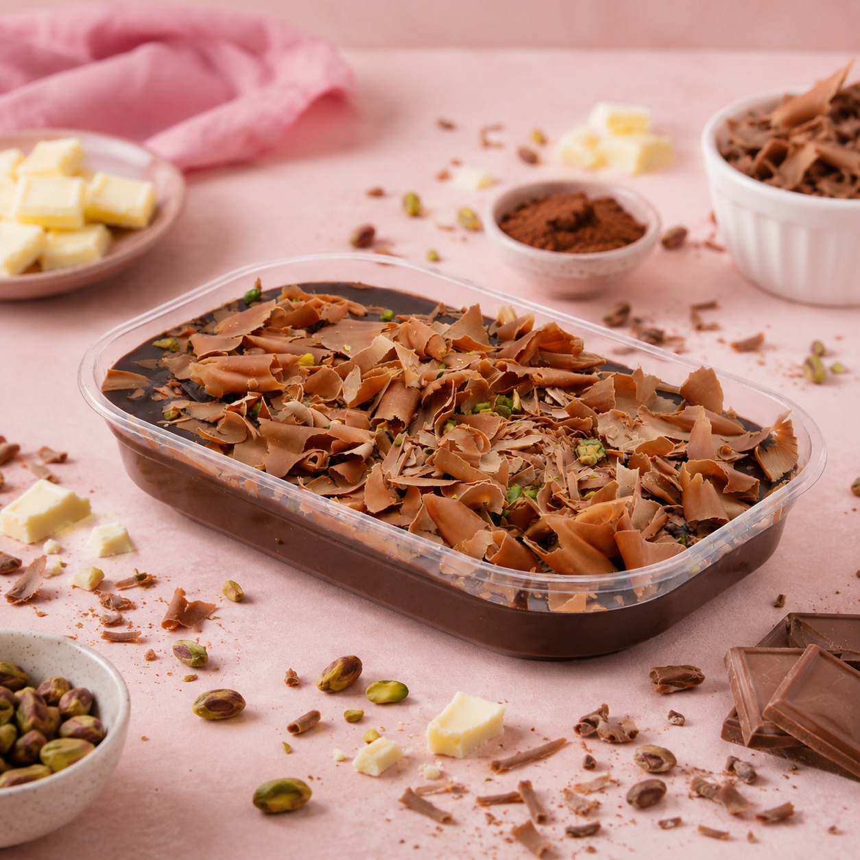 Belçika Çikolatalı Fındıklı Profiterol 500 gr
