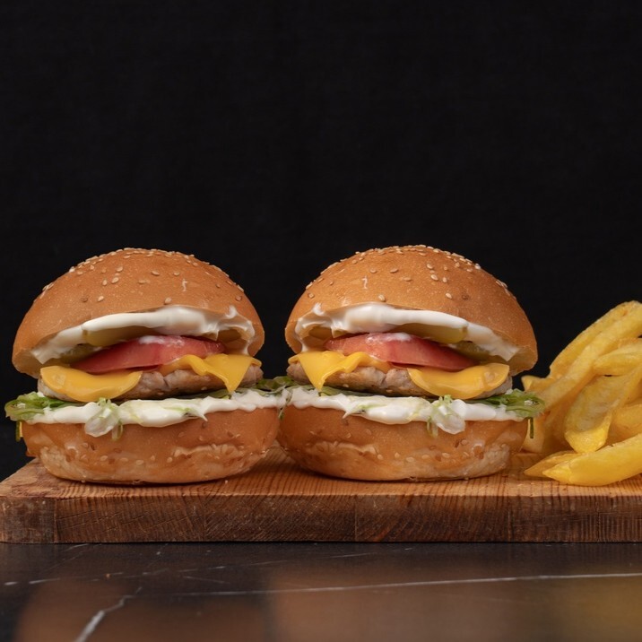 İkili Large Tavuk Fırsat Burger