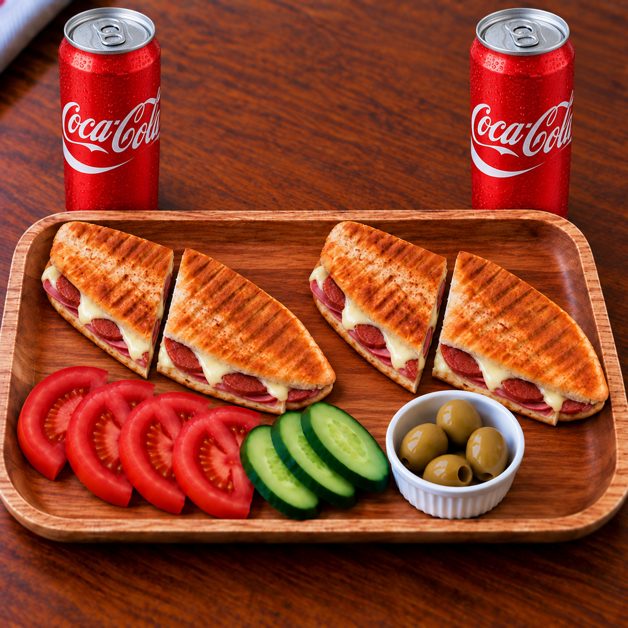2 Kişilik Karışık Tost Menü