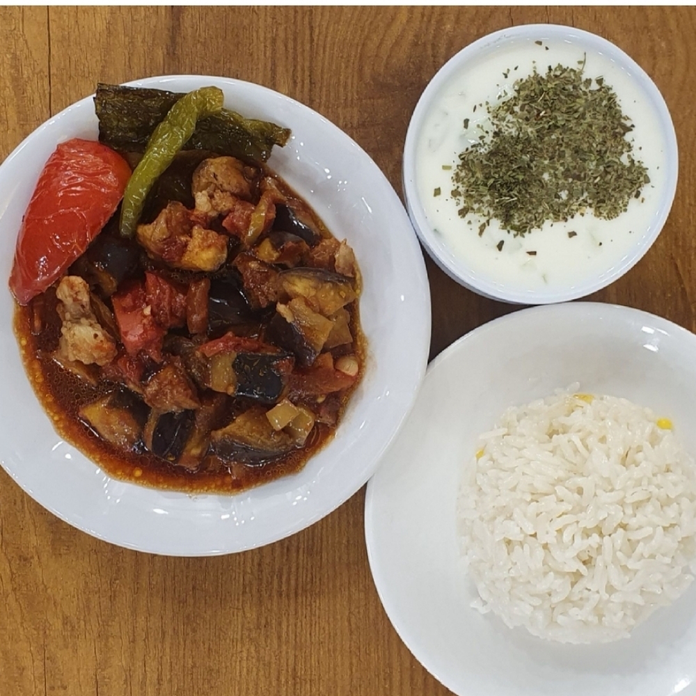 Güveç+Pilav+Cacık
