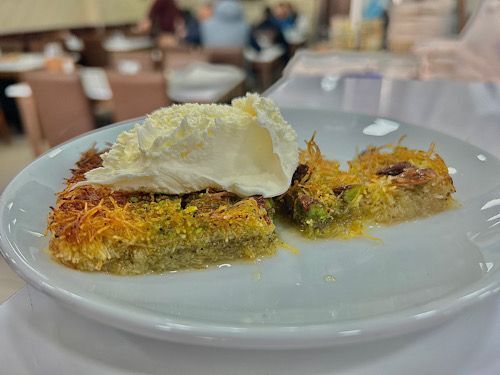 Kadayıf Antep Fıstıklı (Kaymaklı & Dondurmalı)