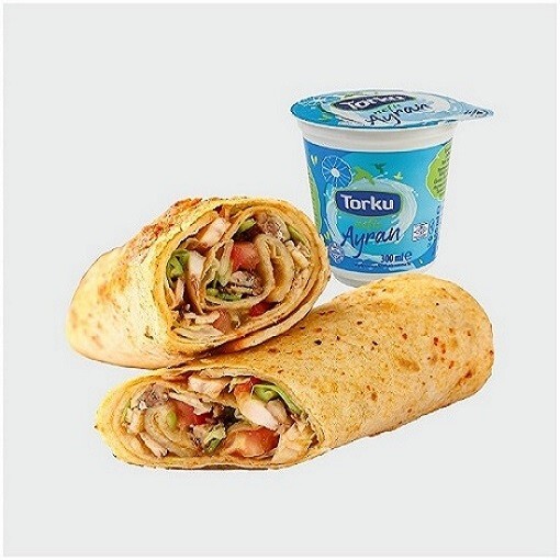 Soslu Tavuk Dürüm (100 gr.) & İçecek