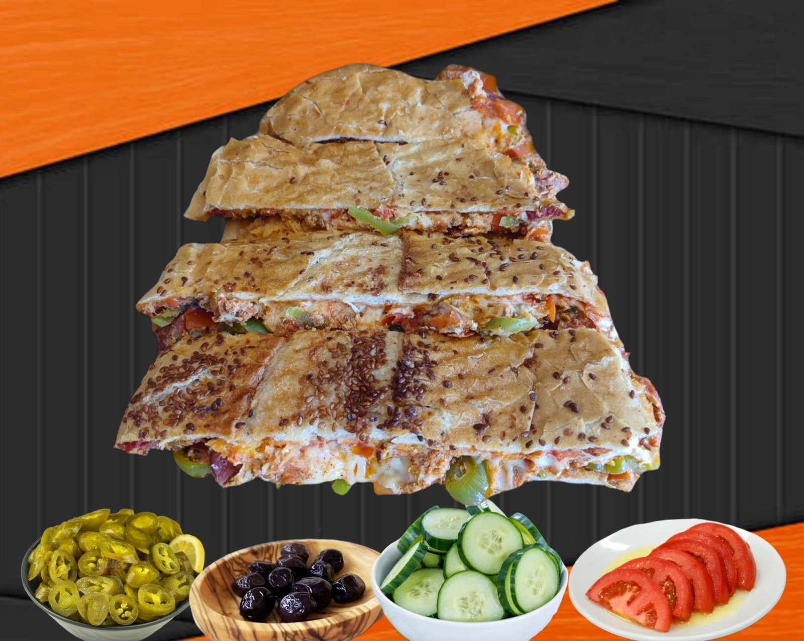 Yarım Ekmek Menemenli Tost