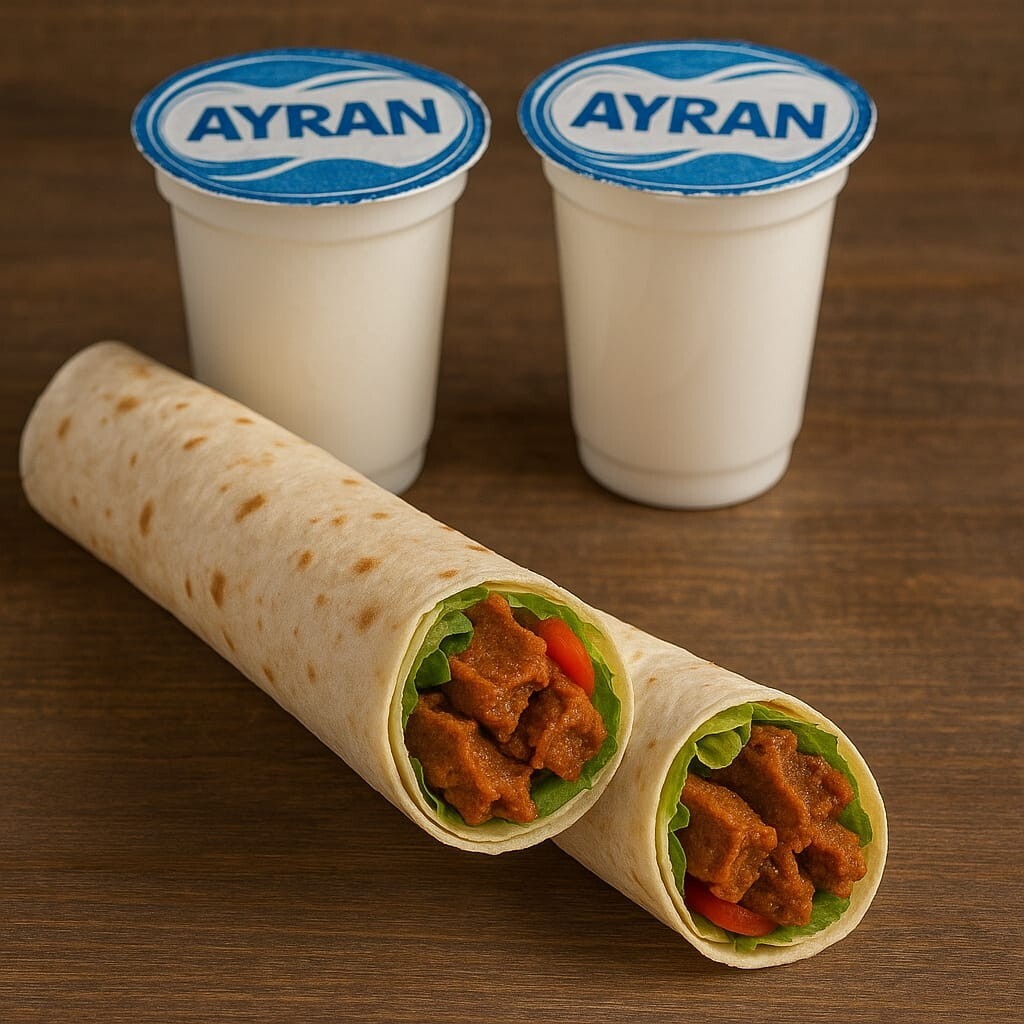 2'li Mega Dürüm(150gr)&Ayran