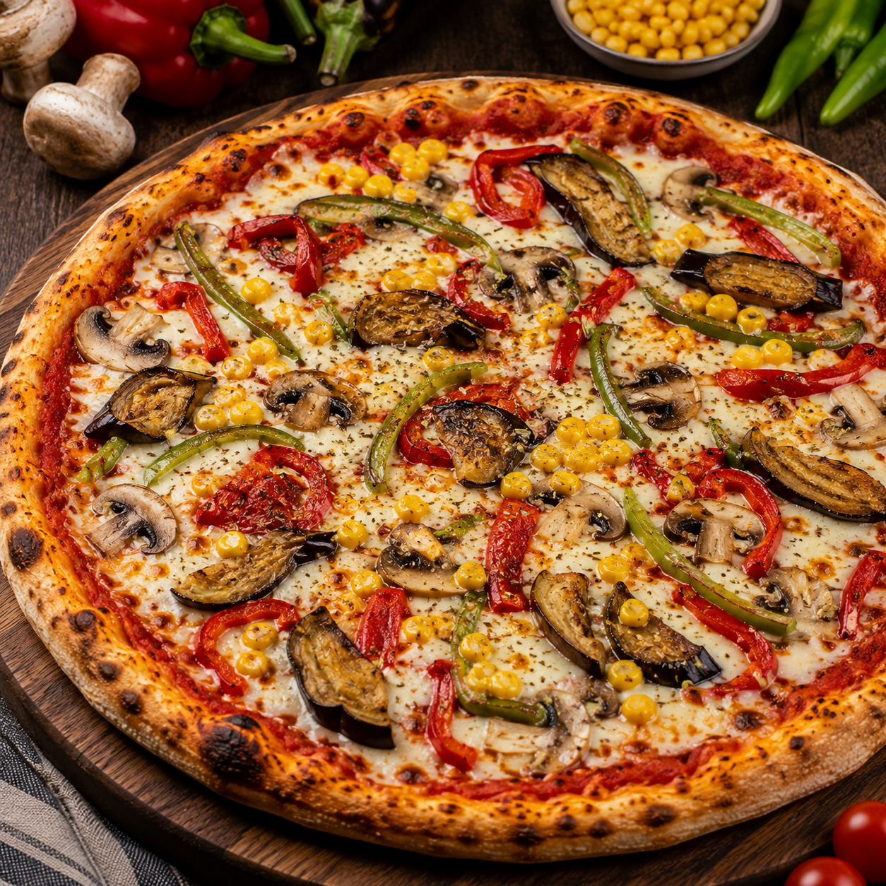 Sebzeli Pizza (Büyük) - Pizzalini