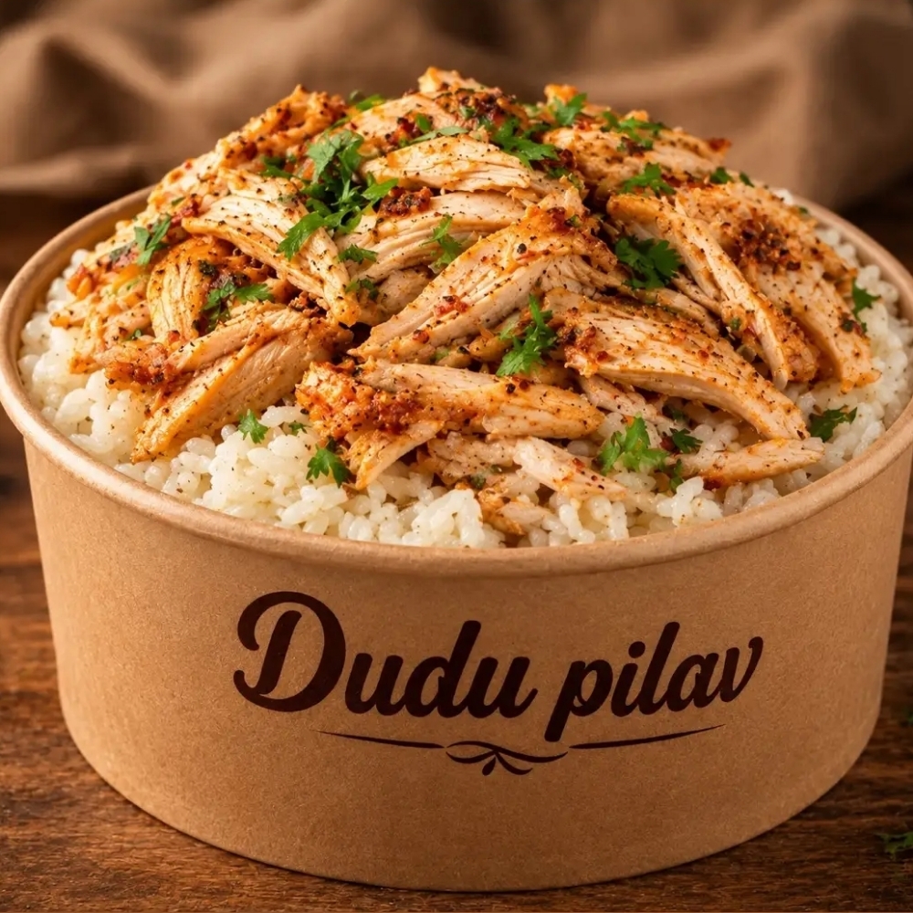 Büyük boy Tavuklu pilav
